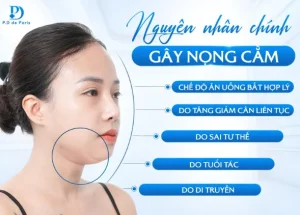 Hủy mỡ nọng cằm, tạo viền hàm sắc nét với công nghệ Meton de Phénix độc quyền tại P.D de Paris