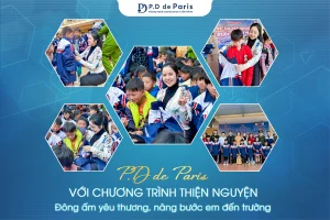 P.D de Paris ghi dấu ấn với chương trình thiện nguyện: “Đông ấm yêu thương, nâng bước em đến trường”