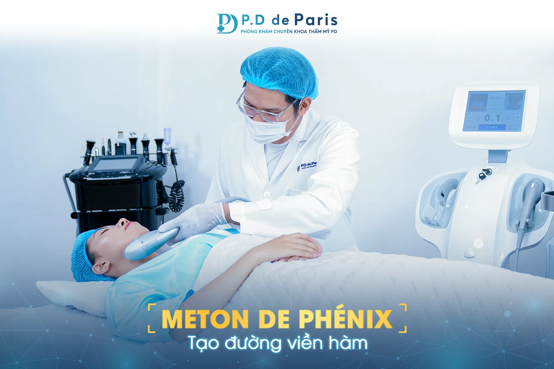 Xoá nọng cằm an toàn, không xâm lấn với Công nghệ Meton de Phénix tại P.D de Paris