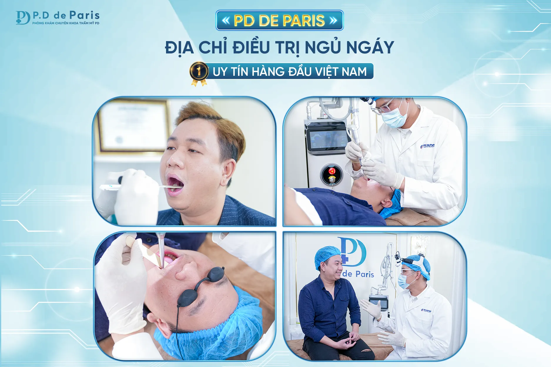 P.D de Paris - địa chỉ điều trị ngủ ngáy dứt điểm - an toàn - uy tín