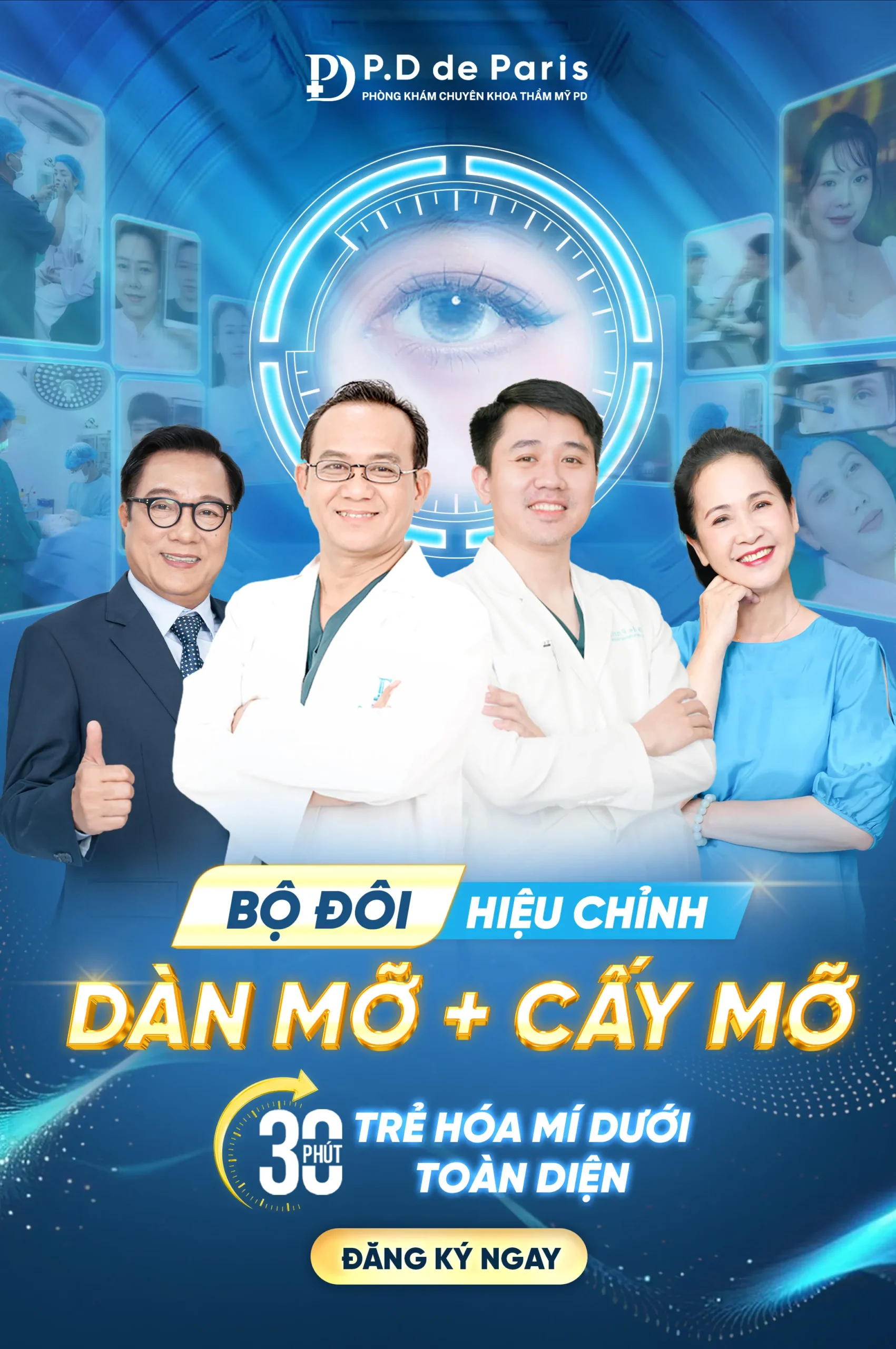 Dàn Mỡ Mí Dưới Là Gì? Khác Gì So Với Cắt Mí Dưới Truyền Thống? Chuyên Gia PD de Paris Giải Đáp!