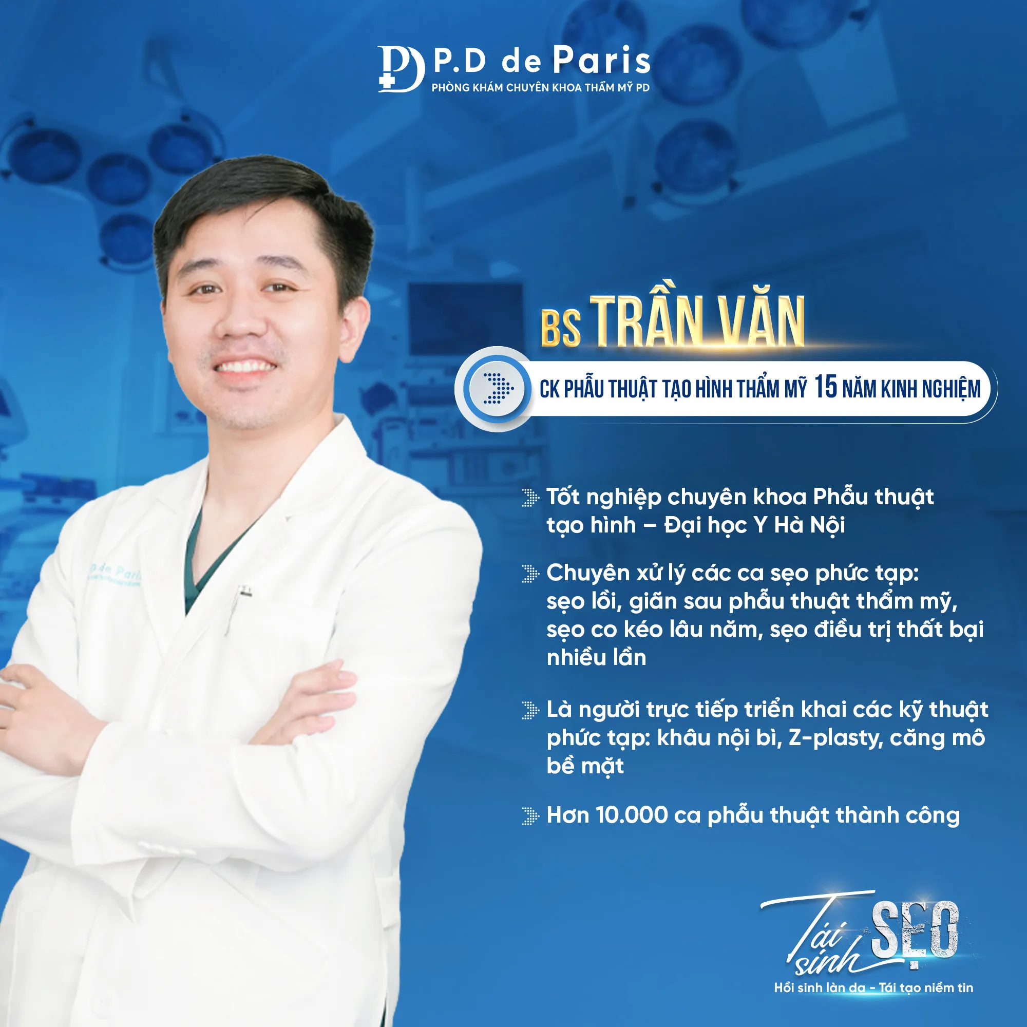 Bác sĩ Trần Văn – Người kiến tạo vẻ đẹp, người thầy thuốc tận tâm trên hành trình hồi sinh làn da và niềm tin