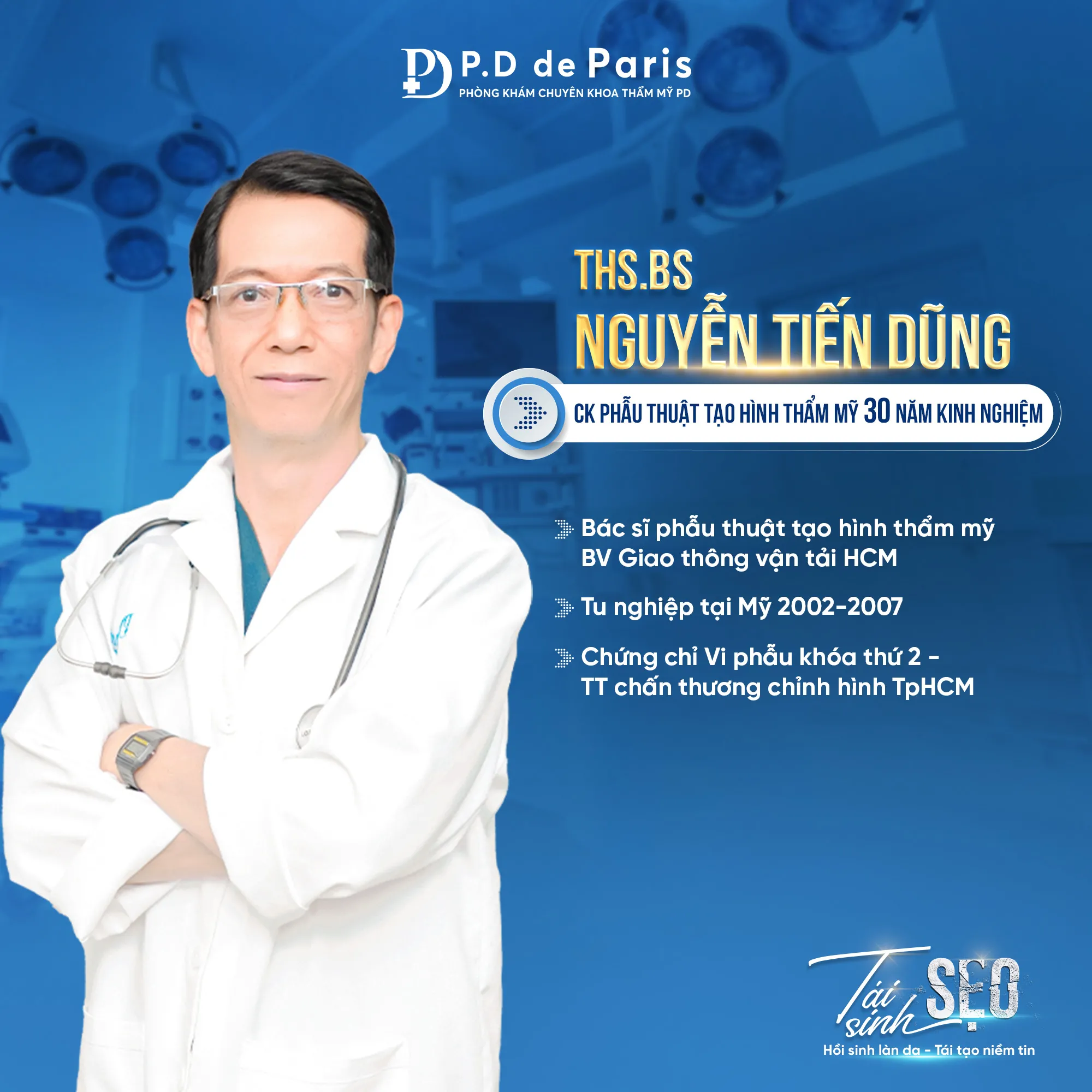 ThS.BS Nguyễn Tiến Dũng – Người dẫn đầu trong phẫu thuật tạo hình thẩm mỹ với 30 năm kinh nghiệm tại Việt Nam