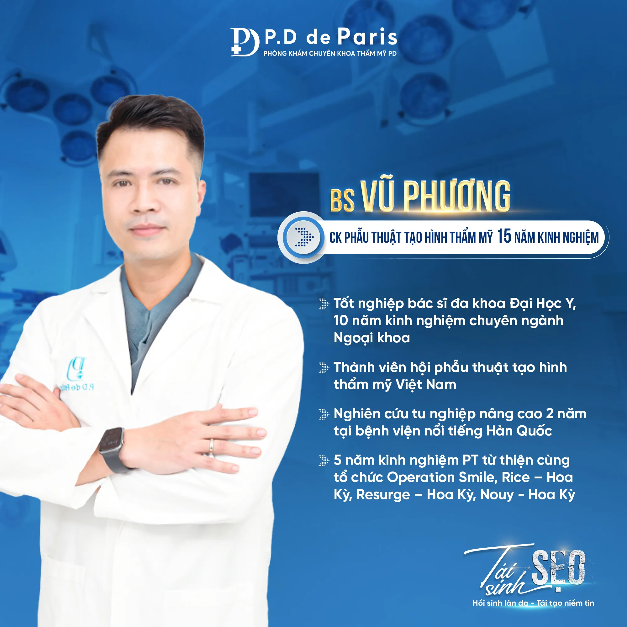 Bác sĩ Vũ Phương – Chuyên gia phẫu thuật tạo hình thẩm mỹ với 15 năm kinh nghiệm, người truyền cảm hứng cho ngành y Việt Nam