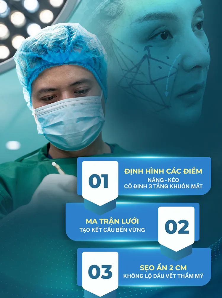3 kỹ thuật then chốt Căng da định hình 3D không đơ cứng tại PD De Paris