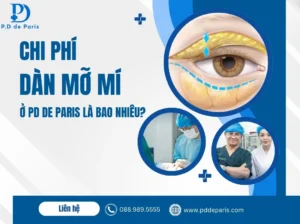 Chi phí dàn mỡ mí dưới tại PD De Paris là bao nhiêu? Có an toàn không?