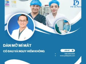Dàn mỡ mí mắt có đau và nguy hiểm không?