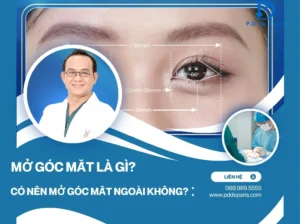 Mở góc mắt là gì? Có nên mở góc mắt trong ngoài không?